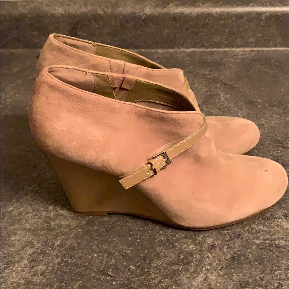 Suede booties